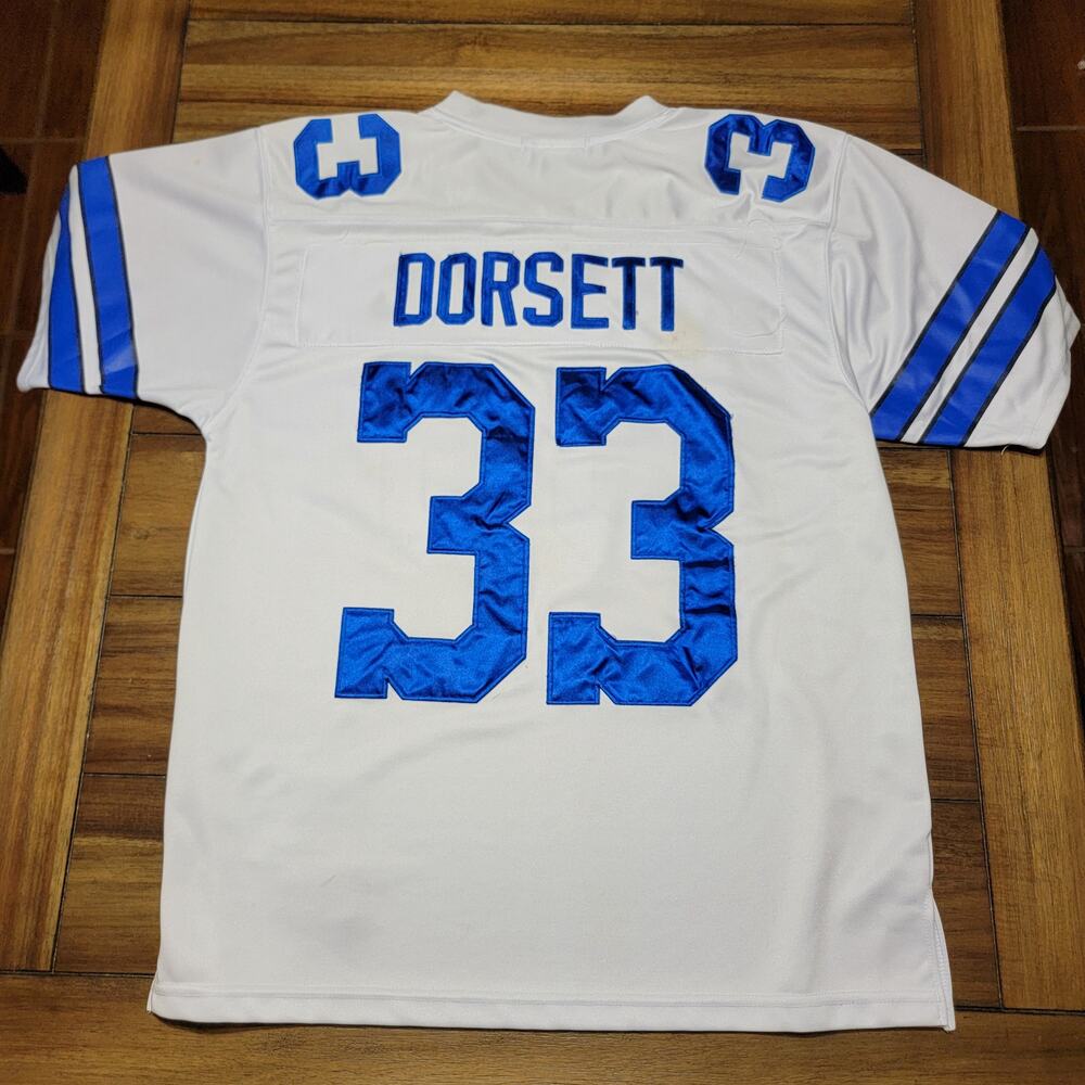 Mitchell & Ness Dallas Cowboys White Jersey #33 Tony Dorsett - Size 48